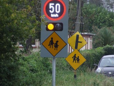 Periodic Speed Limit Signs