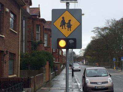 Flashing Amber Beacon School Signs