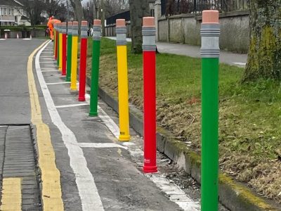 School Zone Screw-In Pencil Bollards