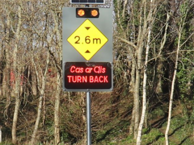 Overheight Vehicle Detection & Warning Signs